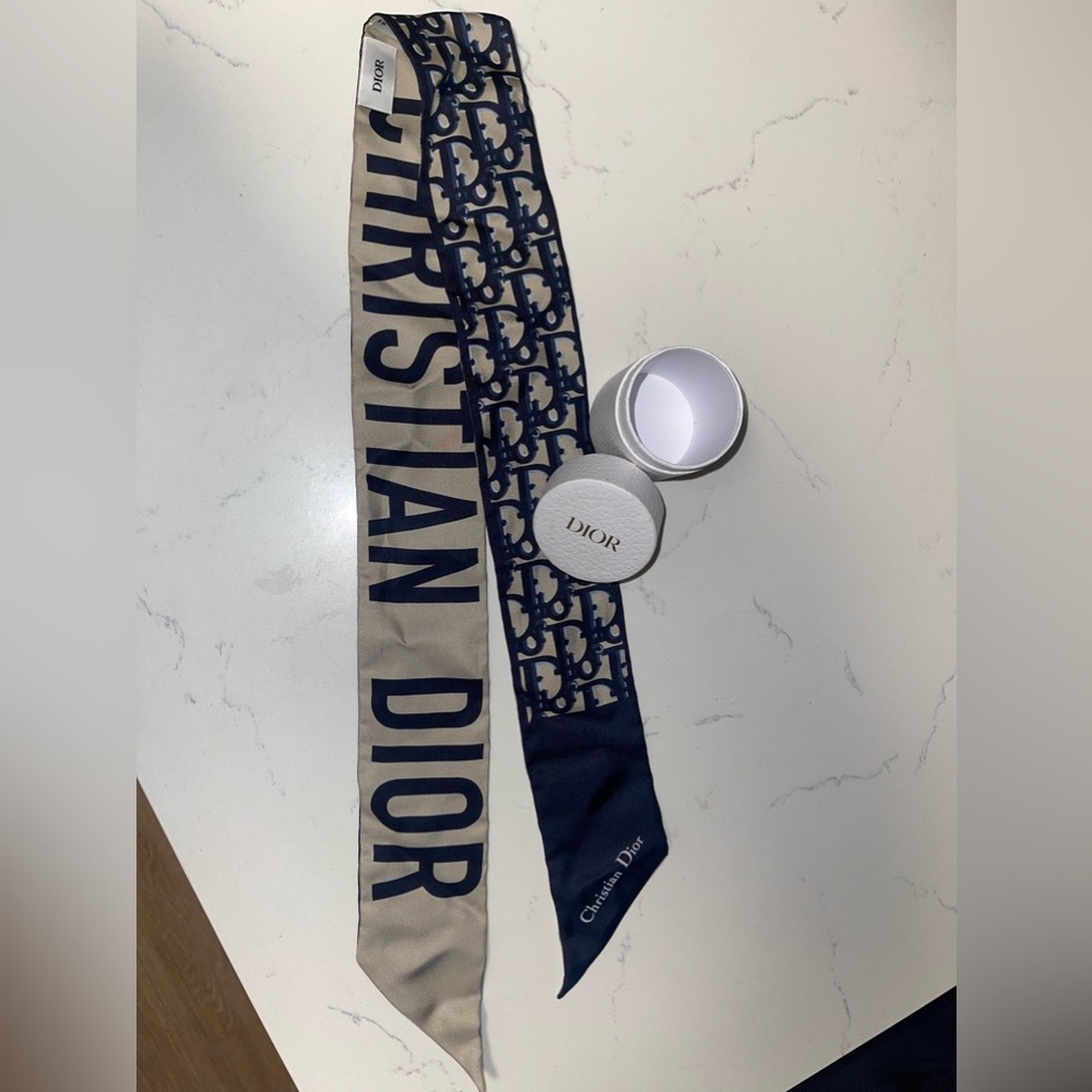 Dior silk scarf/ twill